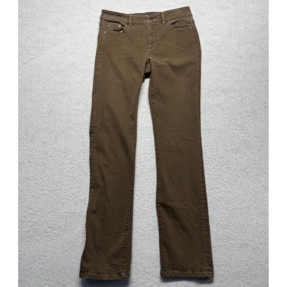Vintage Y2K LRL Lauren Jeans Co Pants Brown Boho Women's Size 2 (29x31)